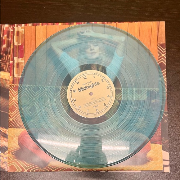 Taylor Swift Midnights Vinyl Record - Moonstone Blue Edition - Picture 4 of 4